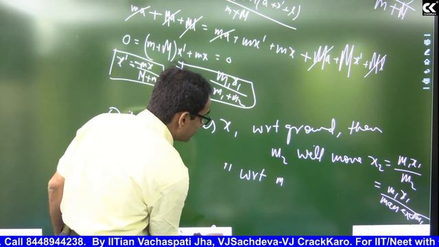 Physics/IIT-Neet/Center of Mass, most complex concept made the easiest, By IITian Vachaspati Jha смотреть онлайн