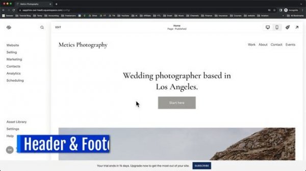 Учебник по Squarespace 2024 - Создайте веб-сайт за 7 минут