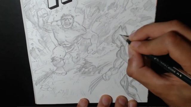 Blank Cover Sketch 03 - HULK #181 смотреть онлайн