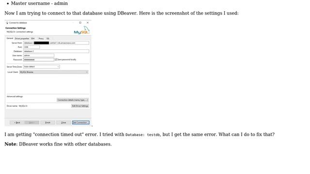 How to connect to AWS RDS through DBeaver? смотреть онлайн