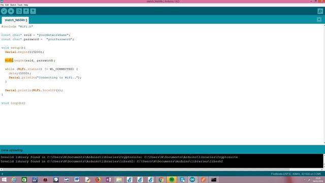 ESP32 Arduino: Receiving a ping смотреть онлайн