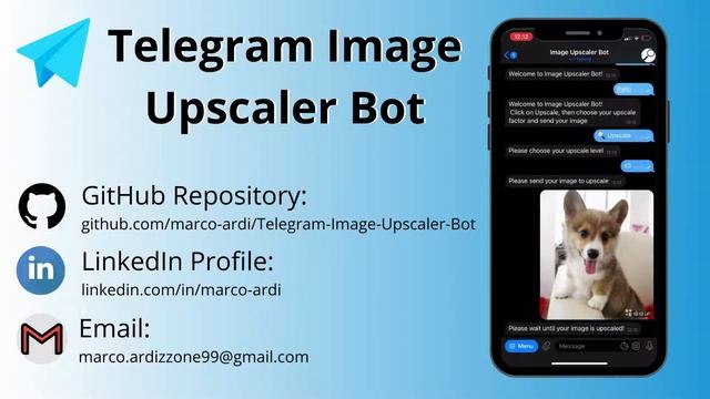 Telegram Image Upscaler Bot смотреть онлайн