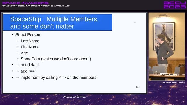 Space Invaders: The C++20 Spaceship Operator is Upon Us - Lieven de Cock - ACCU 2023 смотреть онлайн