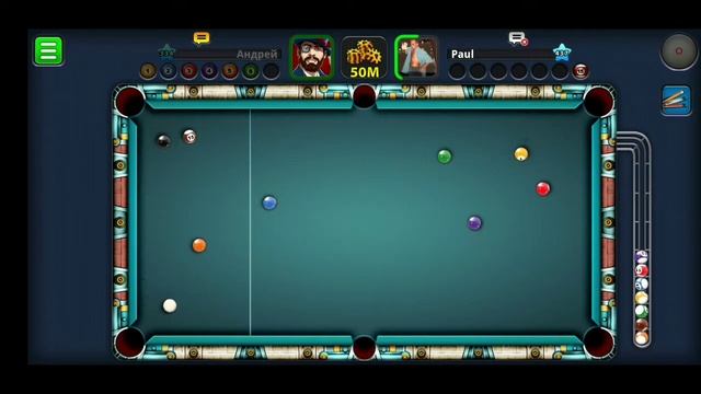ХИТРАЯ КОМБИНАЦИЯ В ИГРЕ 8 BALL POOL смотреть онлайн