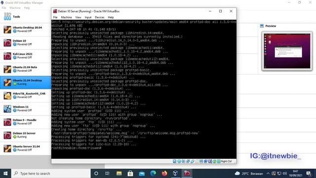 CARA INSTALL DAN KONFIGURASI FTP SERVER PADA DEBIAN 10 смотреть онлайн
