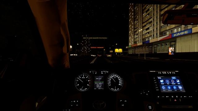 City Car Driving Toyota Land Cruiser 200 Night Cruising смотреть онлайн