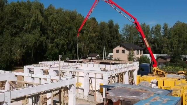 Строительство дома из газобетона Ytong в деревне Сельская новь, Московская область, 2019 год