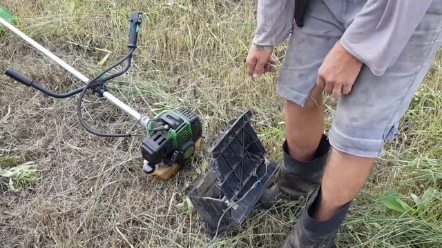 Лайвхак! Модернизация бензо тримера! Косим траву! Советуем его посмотреть!