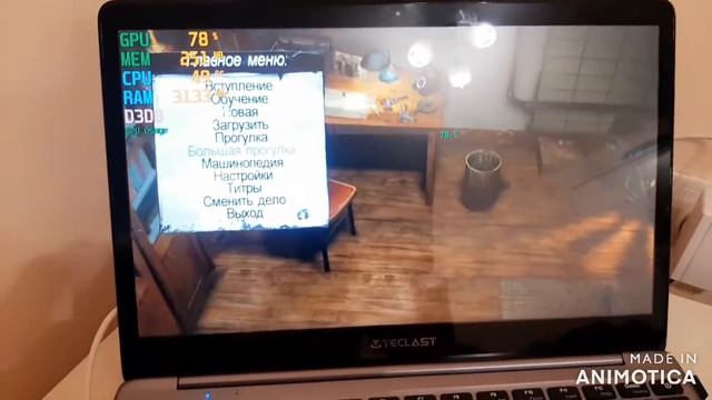 TECLAST F7S запуск игр смотреть онлайн