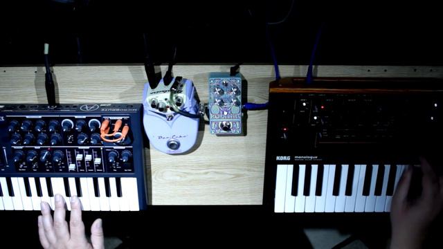MicroBrute & Monologue ambient electronic jam смотреть онлайн