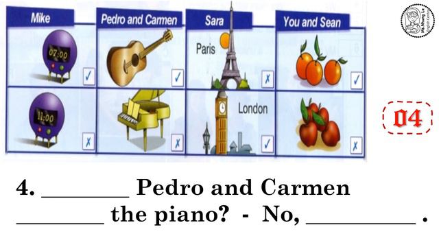Round Up 2 - Video 24 - Present Simple - Write the questions and answers смотреть онлайн