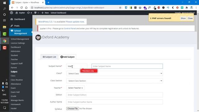 School Management System in Wordpress смотреть онлайн
