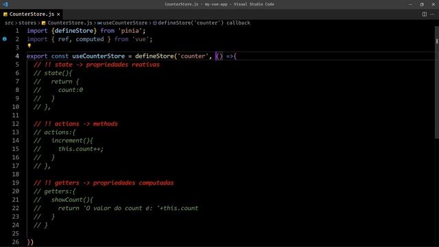 Pinia no Vue 3 | Pinia com a composition API смотреть онлайн