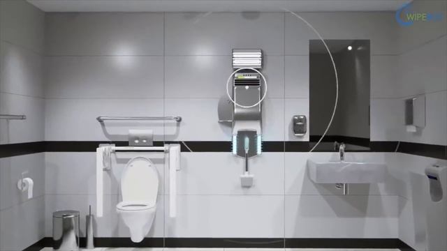 WipeBOT.com Commercial - Restroom Sanitation with UVC lighting смотреть онлайн