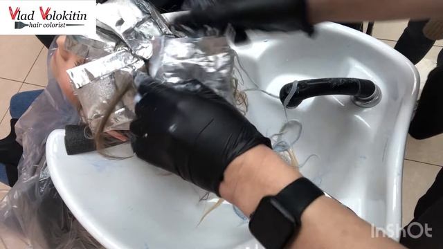 Airtouch коррекция + контуриг + тонирование