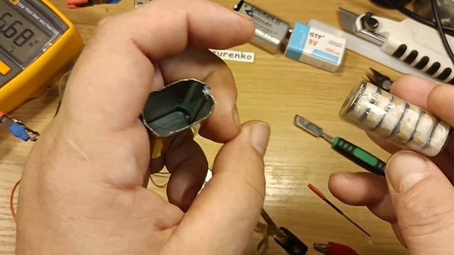 Перезаряжаемый аккумулятор 8.4V li-ion 6F22 'КРОНА' своими руками. смотреть онлайн