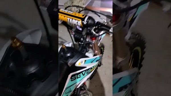 Питбайк Regulmoto SEVEN 125 запуск на холодную