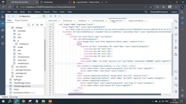 OTP Login Integration in SAP UI5 using Google Firebase смотреть онлайн