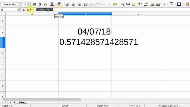 How to enter a Fraction | Libre Office Calc смотреть онлайн