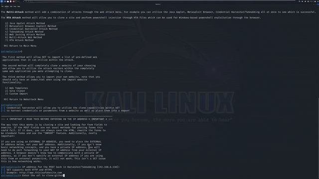 How to use the Social Engineering Toolkit (SET) in Kali Linux смотреть онлайн