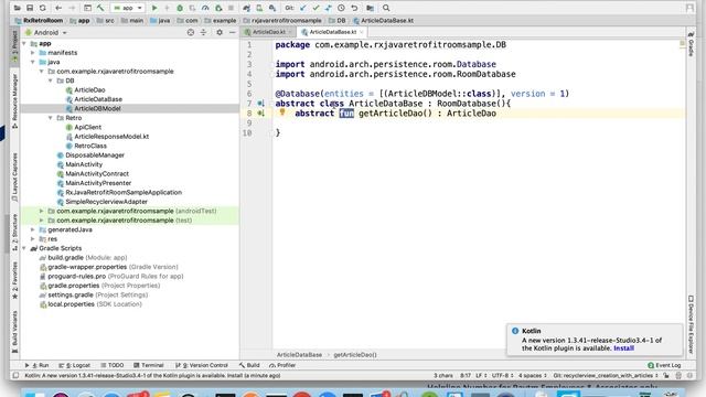 RxJava-Retrofit-Room Database STUPID SIMPLE смотреть онлайн
