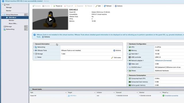 EVE-NG Install on ESXI смотреть онлайн
