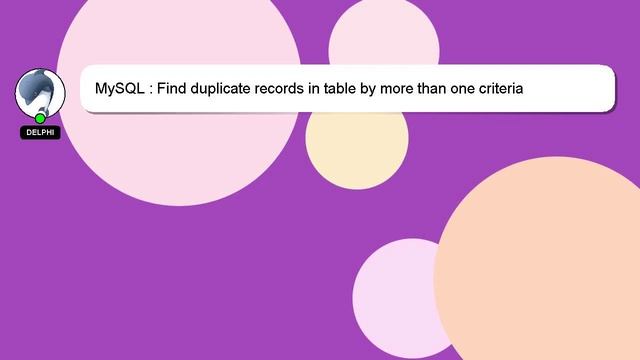 MySQL : Find duplicate records in table by more than one criteria смотреть онлайн
