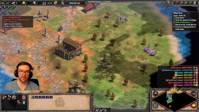 Age of Empires 2 Definitive Edition - Gaiseric | Hard Playthrough смотреть онлайн