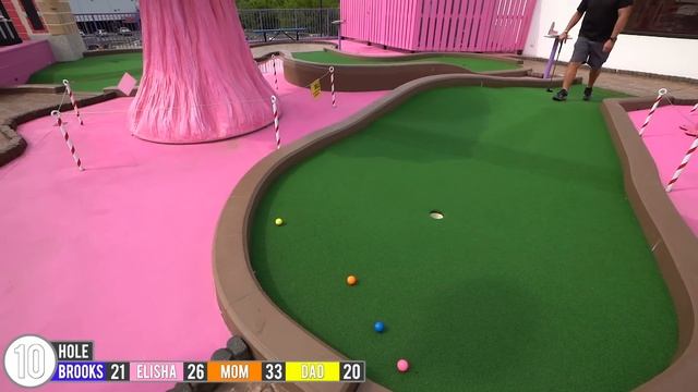 Triple Mini Golf Hole In One At One Of The Best Mini Golf Courses Ever! смотреть онлайн