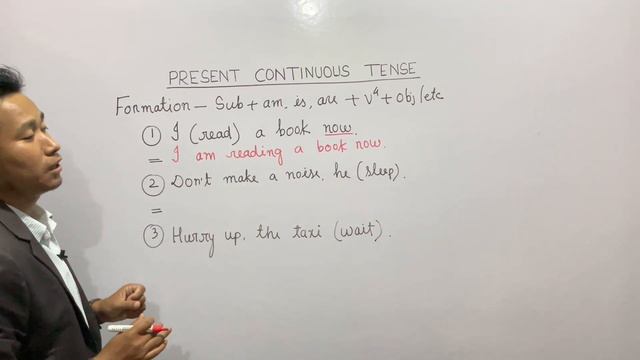 PRESENT CONTINUOUS TENSE смотреть онлайн