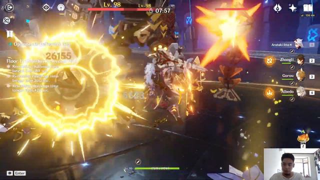 Genshin Impact - Mono Pyro-Geo team Spiral Abbys 2 8! (Snowflake's ver.) смотреть онлайн