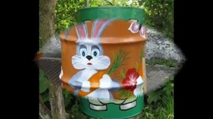 Поделки из бочек, или как разукрасить бочку на даче