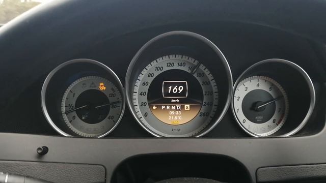 Mercedes Benz C250 W204 Acceleration 0-200 Km/h