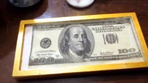 Декупаж. Шкатулка (купюрница) из дерева для денег-подарок моей внучке.