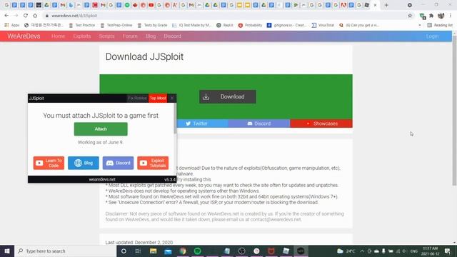 Roblox JJsploit The BEST Executor ;) No key :0 (Only for smart people) Free Exploit смотреть онлайн