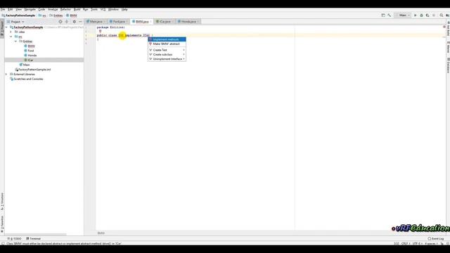 Factory Pattern in Java смотреть онлайн