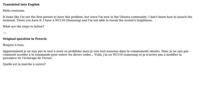 Ubuntu: Brightness problem NC110 (Samsung) смотреть онлайн