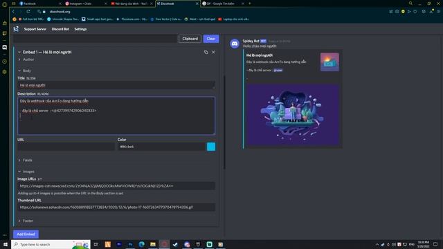 CÁCH TẠO WENHOOK SIÊU ĐẸP CHO DISCORD смотреть онлайн