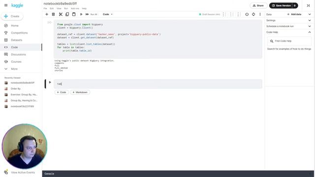 Kaggle курсы на русском - Введение в SQL - 1 урок смотреть онлайн