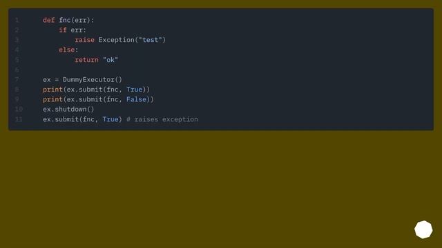 `DummyExecutor` for Python's `futures` смотреть онлайн