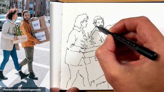 Sketch People Loosely like a Pro: Urban Sketching Tips смотреть онлайн