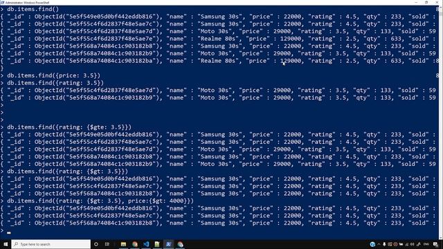 MongoDb Tutorial: Searching/Querying data from the Mongo Database | Web Development Tutorials #82 смотреть онлайн