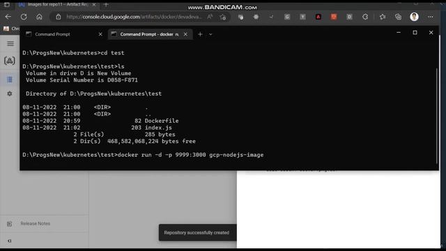 Containerizing a node application | Pushing to GCP's Artifact Repository смотреть онлайн