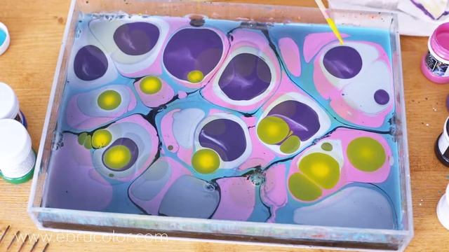 Черный пигмент для рисования на воде от Amazing Color Studio смотреть онлайн