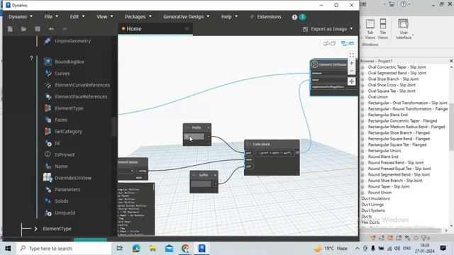 Dynamo | Revit Family Name Change | Dynamo Player | Dynamo Tutorial | Revit Tutorial | Revit 2024 |