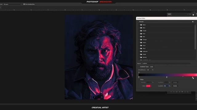PHOTOSHOP TUTORIAL | GRADIENT MAP смотреть онлайн