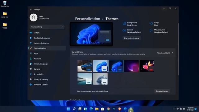 ✅ How to Enable Dark Mode on Windows 11 - Windows 11 Dark Themes смотреть онлайн