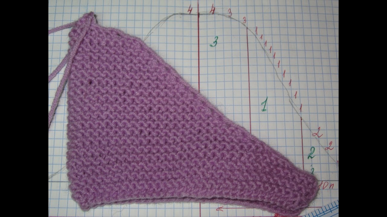 Окат рукава для вязанного изделия. Как рассчитать петли и связать. смотреть онлайн