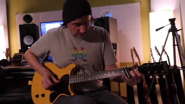 For Sale at www.MEISTEREDEGUITARS.com - Rebelrelic Les Paul Junior double cut tv yellow relic смотреть онлайн