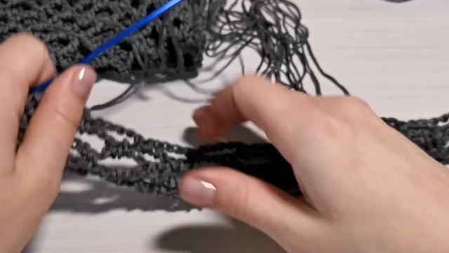 Мастер-класс | Продуктовая авоська крючком из шнура смотреть онлайн